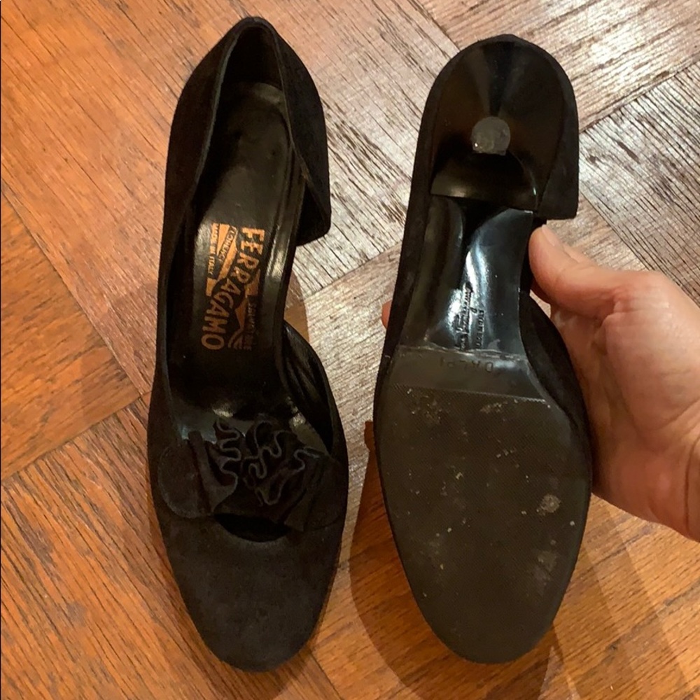 Ferragamo suede shoes